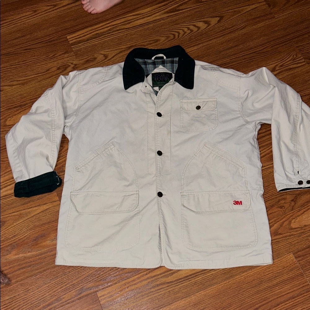 Vintage 3M MV Sport Bay Shore NY Made n USA 90s Barn Chore Coat Flannel Lined XL